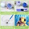 Sea Turtles Paint by Numbers Kit for Kids – 8×8" DIY Canvas with Frame & Easel, Acrylic Painting Set for Ages 6–12, Perfect for Gifts and Home Decor